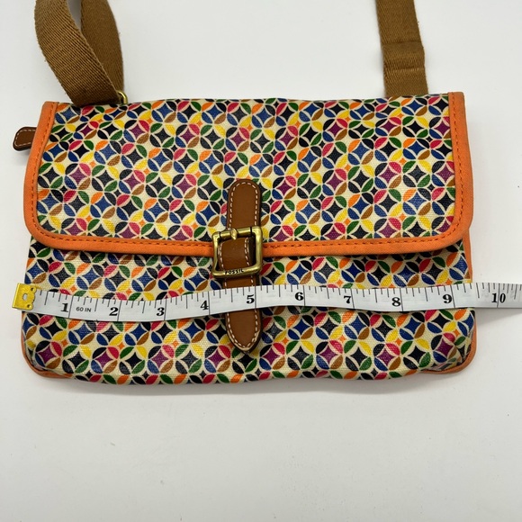 FOSSIL Multicolored Canvas Mini Crossbody Bag - Picture 7 of 12
